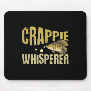 Lustiger Vintage Crappie-Whisperer-Angler  Mousepad
