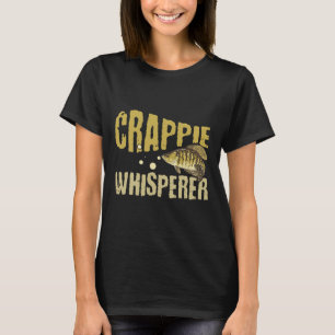 Lustiger Vintage Crappie Whisperer Angler T-Shirt
