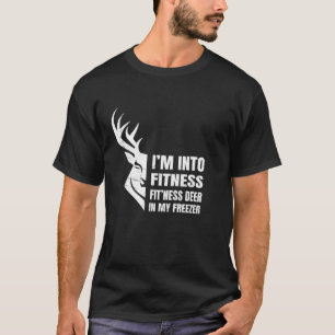 Lustiger Vintage-Ich bin in Form-Reh in meinem Gef T-Shirt