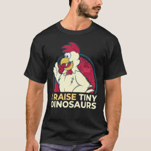 Lustiger Vintage-Ich Ziehe Winzige Dinosaurier-Hah T-Shirt