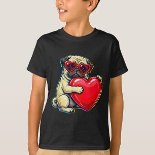 Lustiger Vintage-Mops für Jugendliche, Papa, Mama, T-Shirt