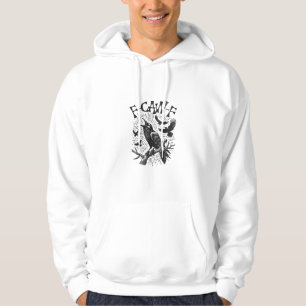 Lustiger Vintage-Rabe F-Caw-F Hoodie