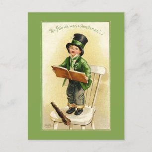 Lustiger Vintage St. Patrick's Day Feiertagspostkarte