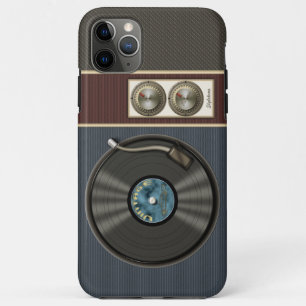 Lustiger Vintage-Vinylplattenspieler iPhone 11 Pro Max Hülle