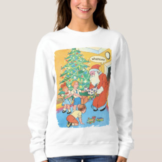Lustiger Vintage-Weihnachtsmann - Egal. Sweatshirt