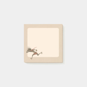 Lustiger Vintage-Yokai-Geist Post-it Klebezettel