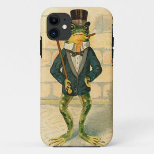 Lustiger Vintager Frosch iPhone 11 Hülle