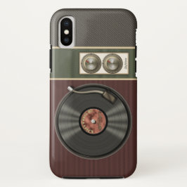 Lustiger Vintager Vinylrekordspieler Case-Mate iPhone Hülle