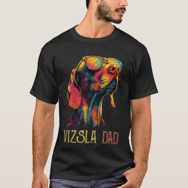Lustiger Vizsla-Hund T-Shirt (Vorderseite)