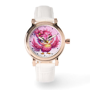 Lustiger Vogel Cartoon Sublimation-56342 Armbanduhr