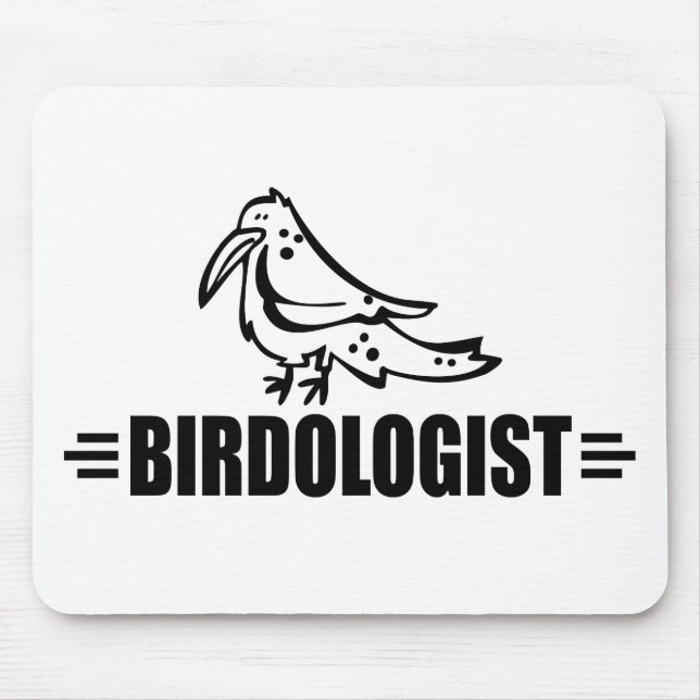 Lustiger Vogel Mousepad (Vorne)