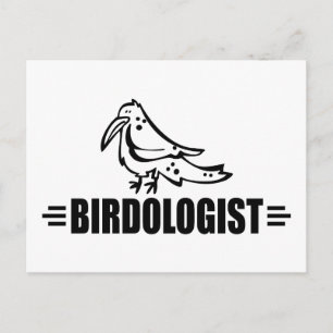 Lustiger Vogel Postkarte