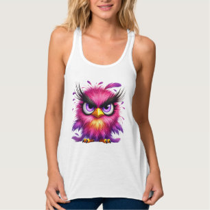 Lustiger Vogel Sublimations-Cliparts Tank Top