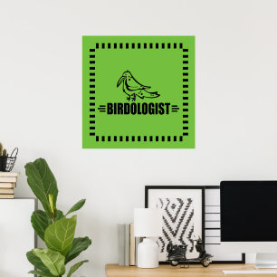 Lustiger Vogelkundler Vogel Vogelbeobachtung Ornit Poster