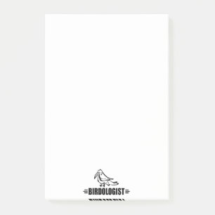 Lustiger Vogelliebhaber Post-it Klebezettel
