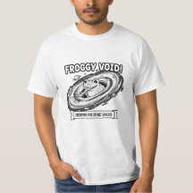 Lustiger Void Frosch Weltraum Frosch Cartoon