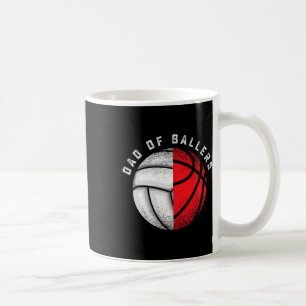 Lustiger Volleyball Sketch Geschenk Vater für Sohn Kaffeetasse