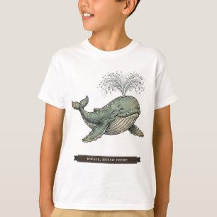 Lustiger Wal für Kinder T-Shirt