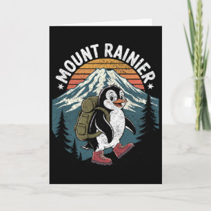 Lustiger Wander-Pinguin beim Klettern am Mount Rai Karte
