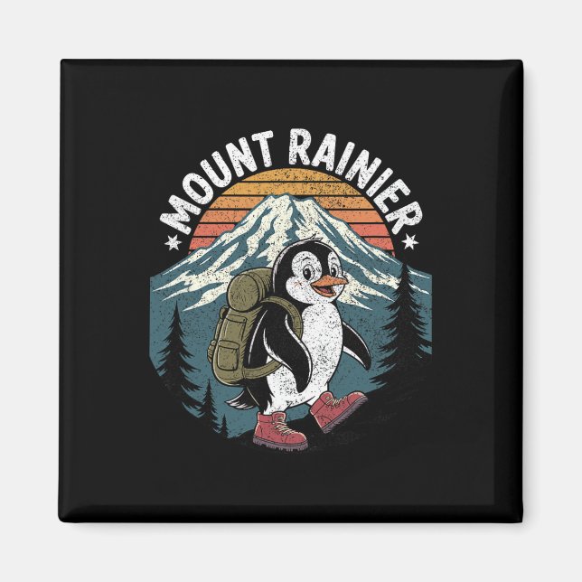 Lustiger Wander-Pinguin beim Klettern am Mount Rai Magnet (Vorne)