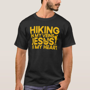 Lustiger Wanderer Wandern Wandern In Meinen Adern T-Shirt
