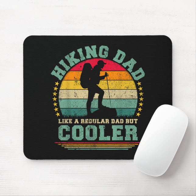 Lustiger Wandervater wie ein normaler Vater beim W Mousepad (Mit Mouse)