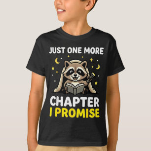 Lustiger Waschbär beim Lesen - Bücherliebhaber - M T-Shirt