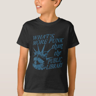 Lustiger Waschbär Buchliebhaber was ist mehr Punk T-Shirt