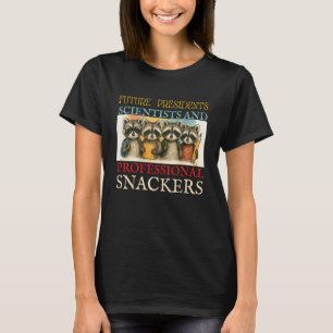 Lustiger Waschbär Lehrer und Schüler zum zurück zu T-Shirt