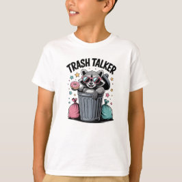 Lustiger Waschbär Trash Talker T-Shirt