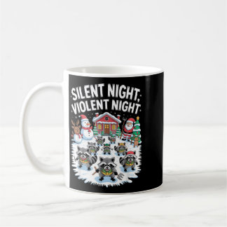 Lustiger Waschbär-Weihnachts-Müll-Panda-Xmas-Grafi Kaffeetasse