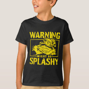 Lustiger Wassersportler I Warnung Jet-Ski fahren T-Shirt
