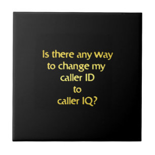 Lustiger Wechsel von ID zu IQ-Witz Fliese