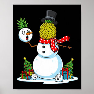 Lustiger Weihnachten Ne Schneemann Xmas Männer Fra Poster
