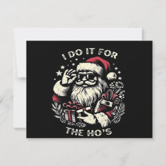 Lustiger Weihnachten Santa Claus Ich mache es für