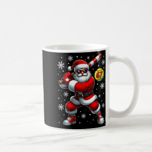 Lustiger Weihnachten Softball Cooler Weihnachtsman Kaffeetasse