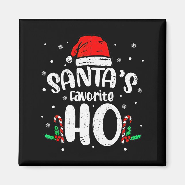 Lustiger Weihnachten Unanständig Schmutziger Erwac Magnet (Vorne)