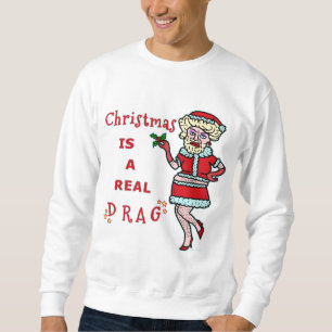 Lustiger WeihnachtenBah Humbug Sankt im Widerstand Sweatshirt