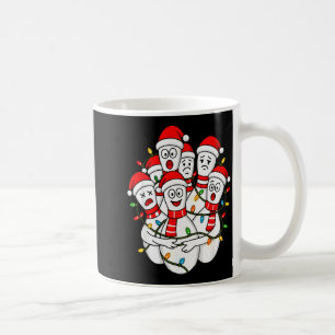Lustiger Weihnachts-Bowling-Santa-Bowling-Ns-Team Kaffeetasse