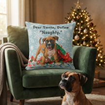 Lustiger Weihnachts-Boxerhund