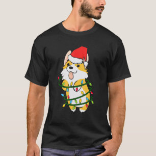 Lustiger Weihnachts-Corgi-Hund T-Shirt