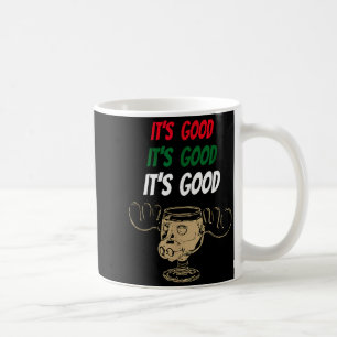 Lustiger Weihnachts-Eggnog Es ist ein guter Moose  Kaffeetasse