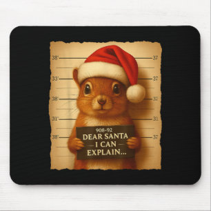 Lustiger Weihnachts-Eichhörnchen - Süßes Eichhörnc Mousepad
