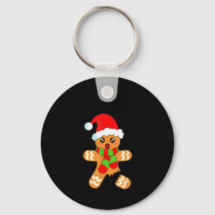 Lustiger Weihnachts-Gingerbread-Mann-Keks Oh Snap Schlüsselanhänger