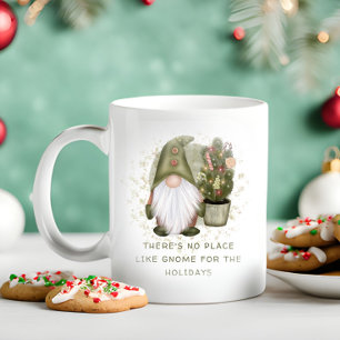 Lustiger Weihnachts-Gnom-Baum Nirgendwo ist es wie Kaffeetasse