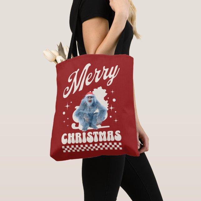 Lustiger Weihnachts-Yeti-Feiertags-Humor (Von Nahem)