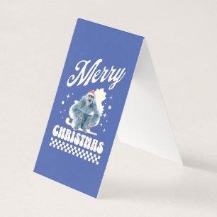 Lustiger Weihnachts-Yeti-Feiertags-Humor