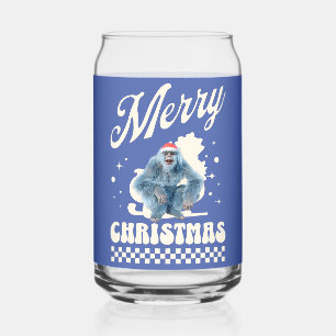Lustiger Weihnachts-Yeti-Feiertags-Humor Dosenglas