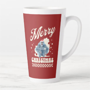 Lustiger Weihnachts-Yeti-Feiertags-Humor Milchtasse