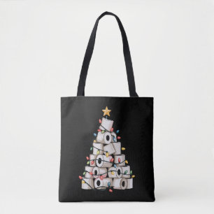 Lustiger Weihnachtsbadezimmer-Klopapierbaum Humor